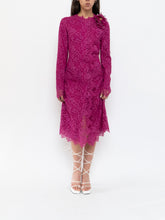 Load image into Gallery viewer, DOLCE &amp; GABANNA x Fuschia Lace Dress/Coat (S-L)