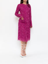 Load image into Gallery viewer, DOLCE &amp; GABANNA x Fuschia Lace Dress/Coat (S-L)