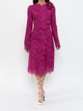 Load image into Gallery viewer, DOLCE &amp; GABANNA x Fuschia Lace Dress/Coat (S-L)