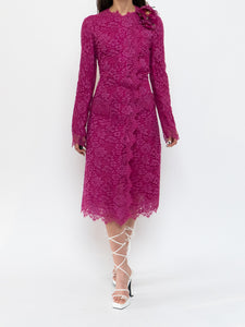 DOLCE & GABANNA x Fuschia Lace Dress/Coat (S-L)