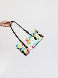 Vintage x Satin Colourful Patterned Purse