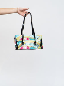 Vintage x Satin Colourful Patterned Purse