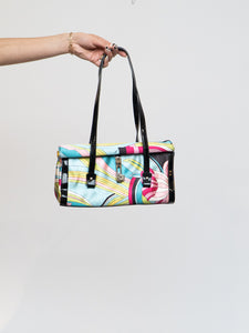 Vintage x Satin Colourful Patterned Purse
