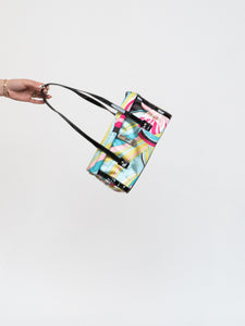 Vintage x Satin Colourful Patterned Purse