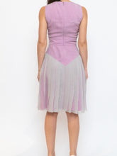 Load image into Gallery viewer, FENDI x Magenta, Grey Delicate Silk Pleated Dress (M)