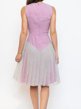 Load image into Gallery viewer, FENDI x Magenta, Grey Delicate Silk Pleated Dress (M)