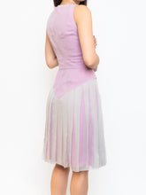 Load image into Gallery viewer, FENDI x Magenta, Grey Delicate Silk Pleated Dress (M)