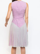 Load image into Gallery viewer, FENDI x Magenta, Grey Delicate Silk Pleated Dress (M)