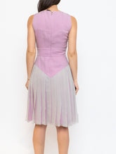 Load image into Gallery viewer, FENDI x Magenta, Grey Delicate Silk Pleated Dress (M)