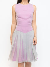 Load image into Gallery viewer, FENDI x Magenta, Grey Delicate Silk Pleated Dress (M)
