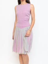 Load image into Gallery viewer, FENDI x Magenta, Grey Delicate Silk Pleated Dress (M)