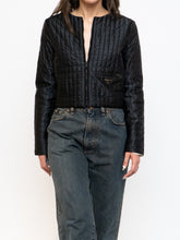 Load image into Gallery viewer, PRADA x 2010 Black Cropped Quilted Lightweight Puffer (XS, S)