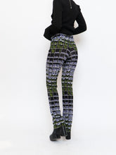 Load image into Gallery viewer, PRADA x 2019 Black Floral Belted Stretch Pant (S, M)