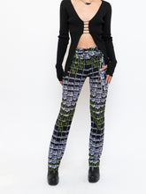 Load image into Gallery viewer, PRADA x 2019 Black Floral Belted Stretch Pant (S, M)