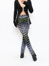 Load image into Gallery viewer, PRADA x 2019 Black Floral Belted Stretch Pant (S, M)