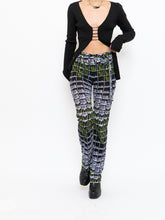 Load image into Gallery viewer, PRADA x 2019 Black Floral Belted Stretch Pant (S, M)