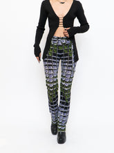Load image into Gallery viewer, PRADA x 2019 Black Floral Belted Stretch Pant (S, M)