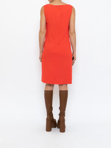 PRADA x Bright Orange Silk Dress (XS, S)