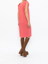 Load image into Gallery viewer, PRADA x Coral Pink Silk Detailed Shoulder Dress (XS, S)