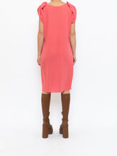 Load image into Gallery viewer, PRADA x Coral Pink Silk Detailed Shoulder Dress (XS, S)