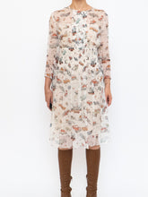 Load image into Gallery viewer, PRADA x Spring 2012 Vintage Car Patterned Delicate Silk Dress (S)