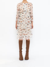 Load image into Gallery viewer, PRADA x Spring 2012 Vintage Car Patterned Delicate Silk Dress (S)