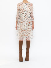 Load image into Gallery viewer, PRADA x Spring 2012 Vintage Car Patterned Delicate Silk Dress (S)