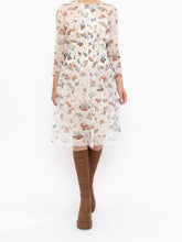 Load image into Gallery viewer, PRADA x Spring 2012 Vintage Car Patterned Delicate Silk Dress (S)