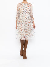 Load image into Gallery viewer, PRADA x Spring 2012 Vintage Car Patterned Delicate Silk Dress (S)
