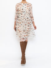 Load image into Gallery viewer, PRADA x Spring 2012 Vintage Car Patterned Delicate Silk Dress (S)