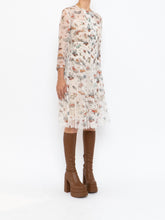 Load image into Gallery viewer, PRADA x Spring 2012 Vintage Car Patterned Delicate Silk Dress (S)