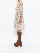 Load image into Gallery viewer, PRADA x Spring 2012 Vintage Car Patterned Delicate Silk Dress (S)