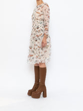 Load image into Gallery viewer, PRADA x Spring 2012 Vintage Car Patterned Delicate Silk Dress (S)