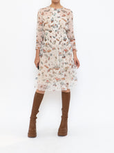 Load image into Gallery viewer, PRADA x Spring 2012 Vintage Car Patterned Delicate Silk Dress (S)
