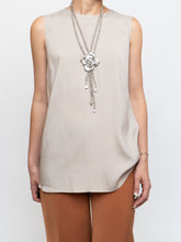 Load image into Gallery viewer, BRUNELLO CUCINELLI x Taupe Silk Top (XS-M)