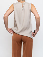 Load image into Gallery viewer, BRUNELLO CUCINELLI x Taupe Silk Top (XS-M)