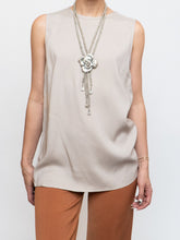 Load image into Gallery viewer, BRUNELLO CUCINELLI x Taupe Silk Top (XS-M)