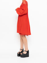 Load image into Gallery viewer, THE KOOPLES x Red Pleated Lace Dress (XS, S)