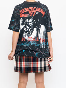 Vintage x Made in USA x VAN HALEN 1991 AOP Faded Tee (XS-XL)