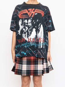 Vintage x Made in USA x VAN HALEN 1991 AOP Faded Tee (XS-XL)