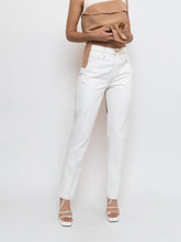 Load image into Gallery viewer, FRAME x White, Brown Stitched Denim Pant (M)