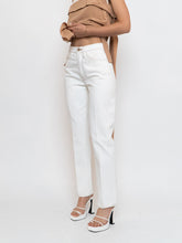 Load image into Gallery viewer, FRAME x White, Brown Stitched Denim Pant (M)
