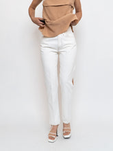 Load image into Gallery viewer, FRAME x White, Brown Stitched Denim Pant (M)