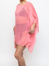 Load image into Gallery viewer, Vintage x Sheer Coral Glitter Coverup (Free Size)