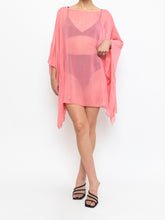 Load image into Gallery viewer, Vintage x Sheer Coral Glitter Coverup (Free Size)