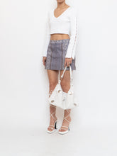 Load image into Gallery viewer, Vintage x Made in USA x LAUNDRY BY SHELLI SEGAL Snakeskin Mini Skirt (M, L)