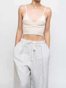 Modern x Oatmeal Soft Knit Crop (XS)