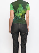 Load image into Gallery viewer, Vintage x Made in Italy x Rare GALIANO Green Tee (S, M)