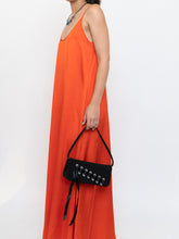 Load image into Gallery viewer, CLUB MONACO x Bright Orange Satin Maxi Dress (XS, S)
