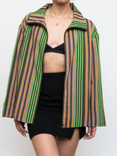 Load image into Gallery viewer, A-K-R-I-S x Green Striped Lightweight Jacket (XS-XL)